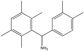 (3,4-dimethylphenyl)(2,3,5,6-tetramethylphenyl)methanamine Struktur