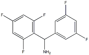 (3,5-difluorophenyl)(2,4,6-trifluorophenyl)methanamine Struktur