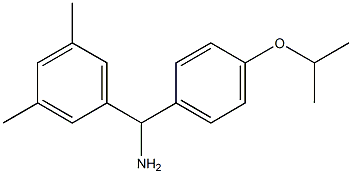 (3,5-dimethylphenyl)[4-(propan-2-yloxy)phenyl]methanamine Struktur