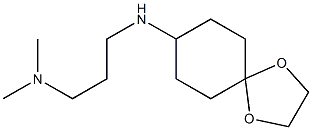 (3-{1,4-dioxaspiro[4.5]decan-8-ylamino}propyl)dimethylamine Struktur