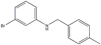 (3-bromophenyl)(4-methylphenyl)methylamine Struktur