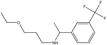 (3-ethoxypropyl)({1-[3-(trifluoromethyl)phenyl]ethyl})amine Struktur