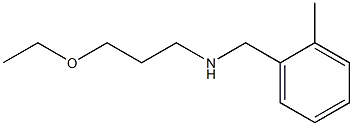 (3-ethoxypropyl)[(2-methylphenyl)methyl]amine Struktur