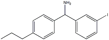 (3-iodophenyl)(4-propylphenyl)methanamine Struktur