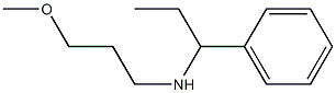 (3-methoxypropyl)(1-phenylpropyl)amine Struktur