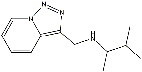 (3-methylbutan-2-yl)({[1,2,4]triazolo[3,4-a]pyridin-3-ylmethyl})amine Struktur