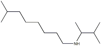 (3-methylbutan-2-yl)(7-methyloctyl)amine Struktur