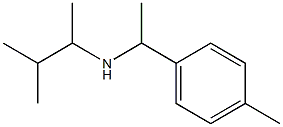 (3-methylbutan-2-yl)[1-(4-methylphenyl)ethyl]amine Struktur