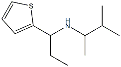 (3-methylbutan-2-yl)[1-(thiophen-2-yl)propyl]amine Struktur