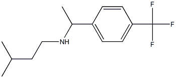 (3-methylbutyl)({1-[4-(trifluoromethyl)phenyl]ethyl})amine Struktur