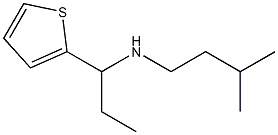 (3-methylbutyl)[1-(thiophen-2-yl)propyl]amine Struktur