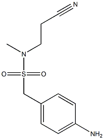 (4-aminophenyl)-N-(2-cyanoethyl)-N-methylmethanesulfonamide Struktur