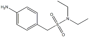 (4-aminophenyl)-N,N-diethylmethanesulfonamide Struktur