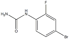 (4-bromo-2-fluorophenyl)urea Struktur