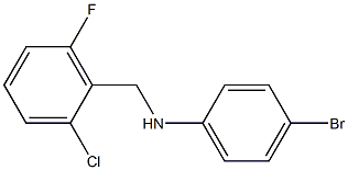 (4-bromophenyl)(2-chloro-6-fluorophenyl)methylamine Struktur