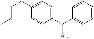 (4-butylphenyl)(phenyl)methanamine Struktur