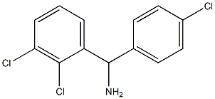 (4-chlorophenyl)(2,3-dichlorophenyl)methanamine Struktur