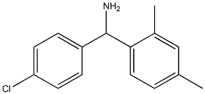 (4-chlorophenyl)(2,4-dimethylphenyl)methanamine Struktur