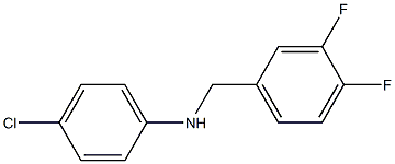 (4-chlorophenyl)(3,4-difluorophenyl)methylamine Struktur