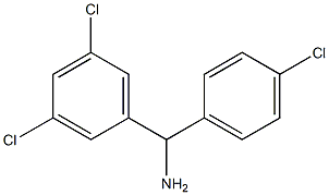 (4-chlorophenyl)(3,5-dichlorophenyl)methanamine Struktur