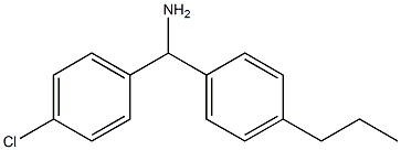 (4-chlorophenyl)(4-propylphenyl)methanamine Struktur