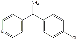 (4-chlorophenyl)(pyridin-4-yl)methanamine Struktur