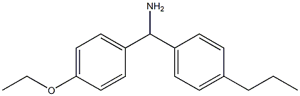 (4-ethoxyphenyl)(4-propylphenyl)methanamine Struktur