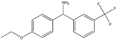 (4-ethoxyphenyl)[3-(trifluoromethyl)phenyl]methanamine Struktur