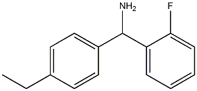 (4-ethylphenyl)(2-fluorophenyl)methanamine Struktur