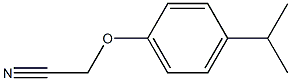 (4-isopropylphenoxy)acetonitrile Struktur