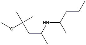 (4-methoxy-4-methylpentan-2-yl)(pentan-2-yl)amine Struktur