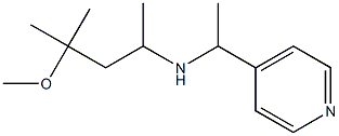 (4-methoxy-4-methylpentan-2-yl)[1-(pyridin-4-yl)ethyl]amine Struktur