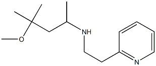 (4-methoxy-4-methylpentan-2-yl)[2-(pyridin-2-yl)ethyl]amine Struktur