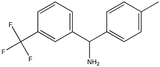 (4-methylphenyl)[3-(trifluoromethyl)phenyl]methanamine Struktur