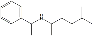 (5-methylhexan-2-yl)(1-phenylethyl)amine Struktur