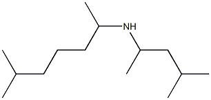 (6-methylheptan-2-yl)(4-methylpentan-2-yl)amine Struktur