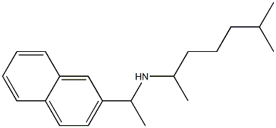 (6-methylheptan-2-yl)[1-(naphthalen-2-yl)ethyl]amine Struktur