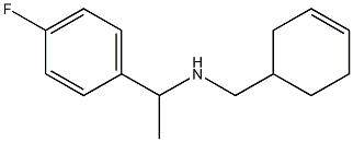 (cyclohex-3-en-1-ylmethyl)[1-(4-fluorophenyl)ethyl]amine Struktur