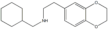 (cyclohexylmethyl)[2-(2,3-dihydro-1,4-benzodioxin-6-yl)ethyl]amine Struktur