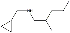 (cyclopropylmethyl)(2-methylpentyl)amine Struktur