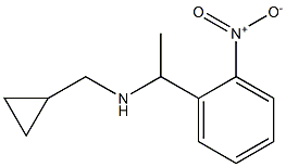 (cyclopropylmethyl)[1-(2-nitrophenyl)ethyl]amine Struktur