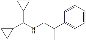 (dicyclopropylmethyl)(2-phenylpropyl)amine Struktur