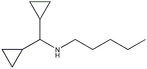 (dicyclopropylmethyl)(pentyl)amine Struktur