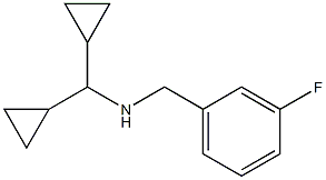 (dicyclopropylmethyl)[(3-fluorophenyl)methyl]amine Struktur