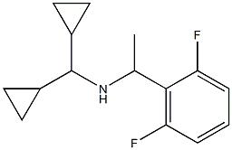 (dicyclopropylmethyl)[1-(2,6-difluorophenyl)ethyl]amine Struktur