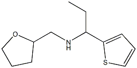 (oxolan-2-ylmethyl)[1-(thiophen-2-yl)propyl]amine Struktur