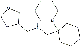 (oxolan-3-ylmethyl)({[1-(piperidin-1-yl)cyclohexyl]methyl})amine Struktur