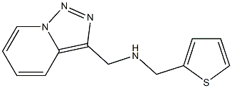 (thiophen-2-ylmethyl)({[1,2,4]triazolo[3,4-a]pyridin-3-ylmethyl})amine Struktur