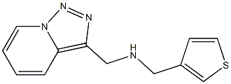 (thiophen-3-ylmethyl)({[1,2,4]triazolo[3,4-a]pyridin-3-ylmethyl})amine Struktur