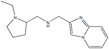 [(1-ethylpyrrolidin-2-yl)methyl]({imidazo[1,2-a]pyridin-2-ylmethyl})amine Struktur